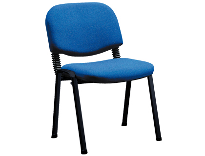 Silla apilable Q-Connect azul